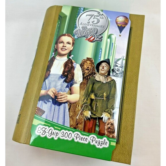 Wizard of Oz Puzzle 300 Pc Jigsaw Puzzle in Book Shape 75th Anniversary NEW - Picture 1 of 5